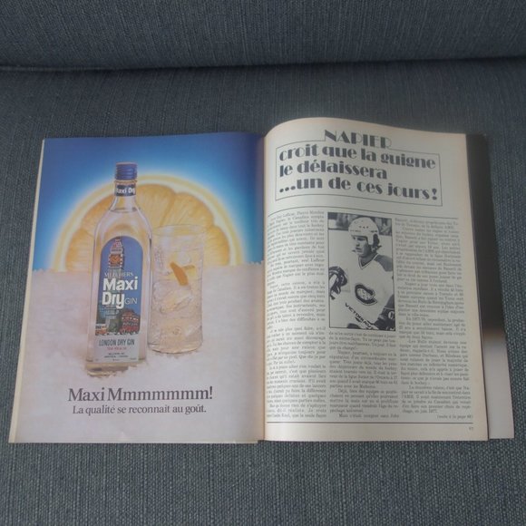 Official magazine of the Montreal Canadiens 1980 w/ Canadiens Pittsburgh Program - Picture 14 of 16